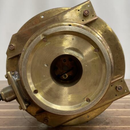 Salvaged Brass Nautical Post Light - Indoor Use Only 11 Salvaged indoor nautical light viewed from below
