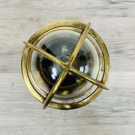 Small Vintage Brass Single Conduit Brass Ceiling Light (5) Small Vintage Brass Single Conduit Brass Ceiling Light