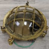 Vintage 6 Bar Brass Ceiling Light - Modified for Quick Installation 02