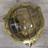 Vintage 6 Bar Brass Ceiling Light - Modified for Quick Installation 06