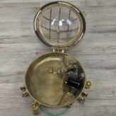 Vintage 6 Bar Brass Ceiling Light - Modified for Quick Installation 07