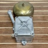 Vintage Aluminum and Brass Alarm Bell