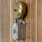 Vintage Aluminum and Brass Emida Alarm Bell