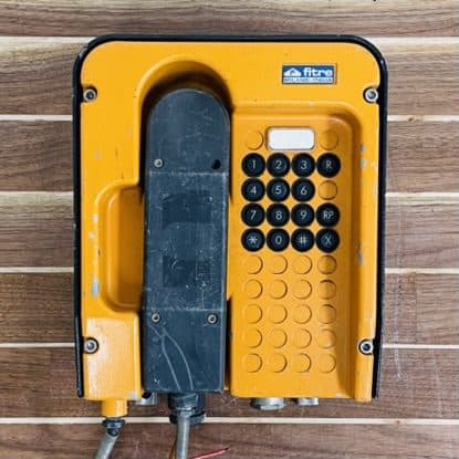 Vintage Fitre Italian Emergency Phone