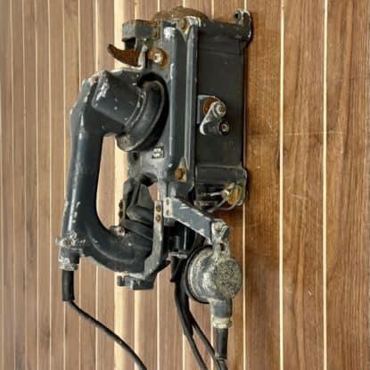 Vintage Grey Salvaged Sound Powered Telephone
