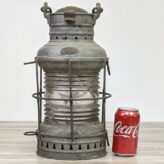 Salvaged Vintage Perko Lantern-size compare to a coke can