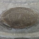 Salvaged Vintage Perko Lantern-plaque