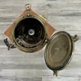 Vintage Polish Single Stacked Fresnel Lens Corner Running Light-top open