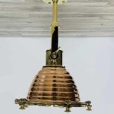 WISKA Copper and Brass Nautical Pendant Light P9-34-2
