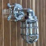 Aluminum Nautical Wall Sconce With Rain Cap