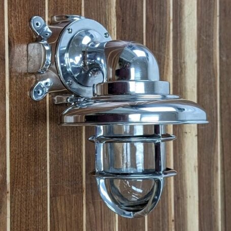 Aluminum Nautical Wall Sconce With Rain Cap 2023 Model