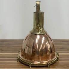 Large Brass and Copper Pendant Light - Wiska Smooth