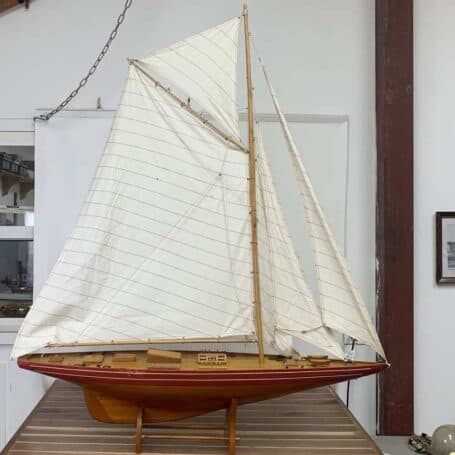 One-Mast Wooden Schooner Model One-Mast Wooden Schooner Model