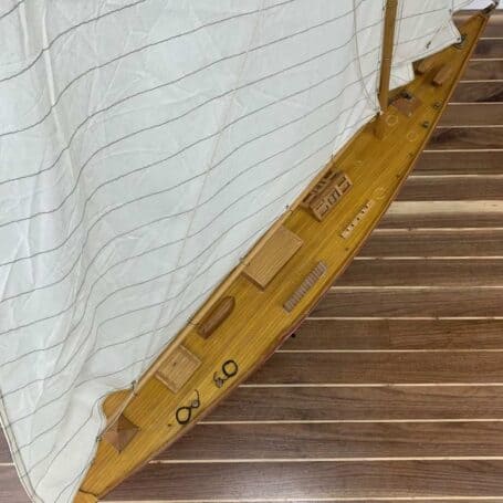 One-Mast Wooden Schooner Model One-Mast Wooden Schooner Model
