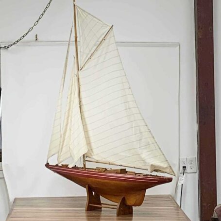 One-Mast Wooden Schooner Model One-Mast Wooden Schooner Model