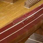 One-Mast Wooden Schooner Model
