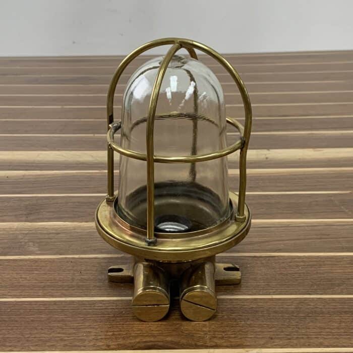 Miletich Brass Cage Ceiling Light