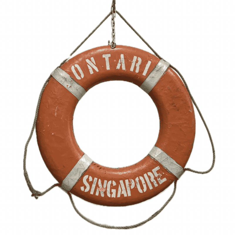 Nautical Ontari Singapore Life Ring-white background