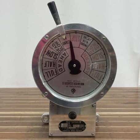 Vintage Electric Engine Telegraph (2) showing the Vintage Electric Engine Telegraph standing