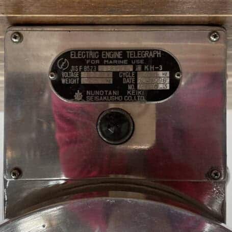 Vintage Electric Engine Telegraph Vintage Electric Engine Telegraph plaque
