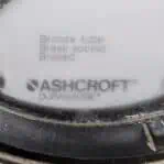 Ashcroft Pressure Gauge Bronze tube Brass Socket Brazed 03