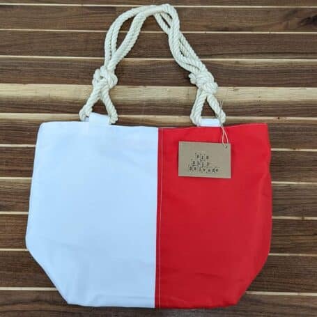 Authentic Nautical Flag Tote Bag - Lia - H 04 Authentic Nautical Flag Tote Bag - Lia - H 04