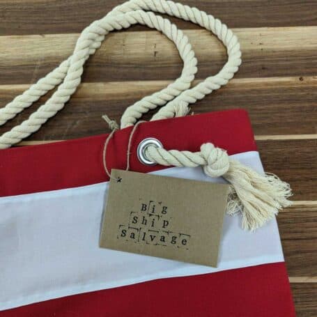 Authentic Nautical Flag Tote Bag - Lia - H 07 Authentic Nautical Flag Tote Bag - Lia - H 07