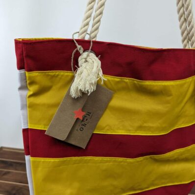 Authentic Nautical Flag Tote Bag - Oh - H 02