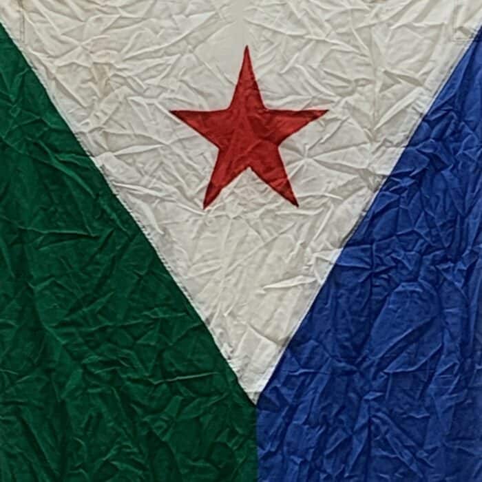 Nautical Djibouti Ship Flag - 70 x 46