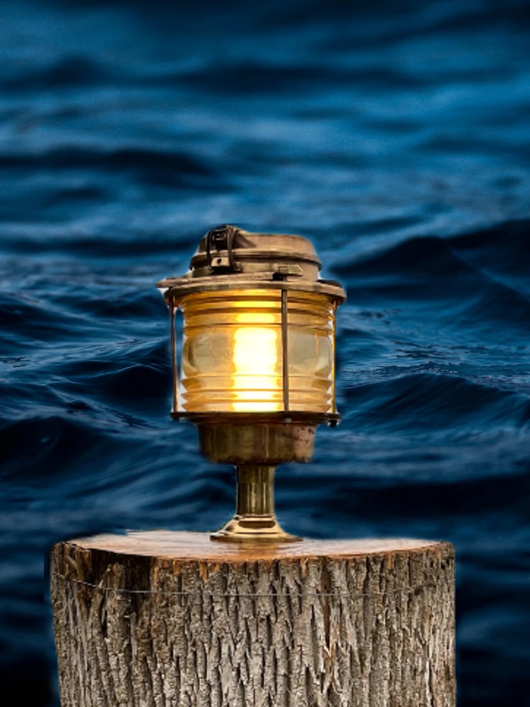 post mounted nautical lights