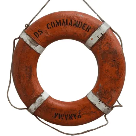 Salvaged Life Ring - DS Commander Panama