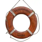 Salvaged Life Ring - DS Commander Panama - Back View