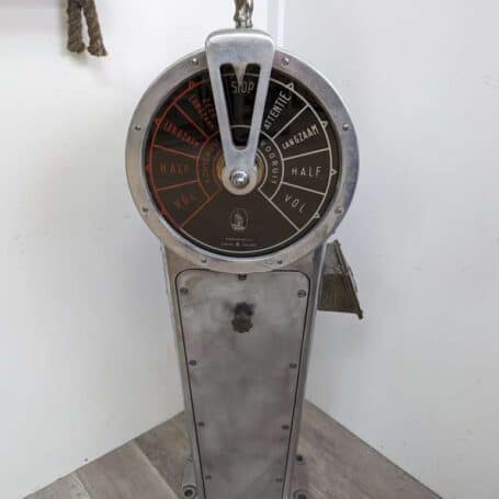 Dutch Aluminum Engine Order Telegraph - GEBR. KWENT N.V. 02 Dutch Aluminum Engine Order Telegraph - GEBR. KWENT N.V. 02