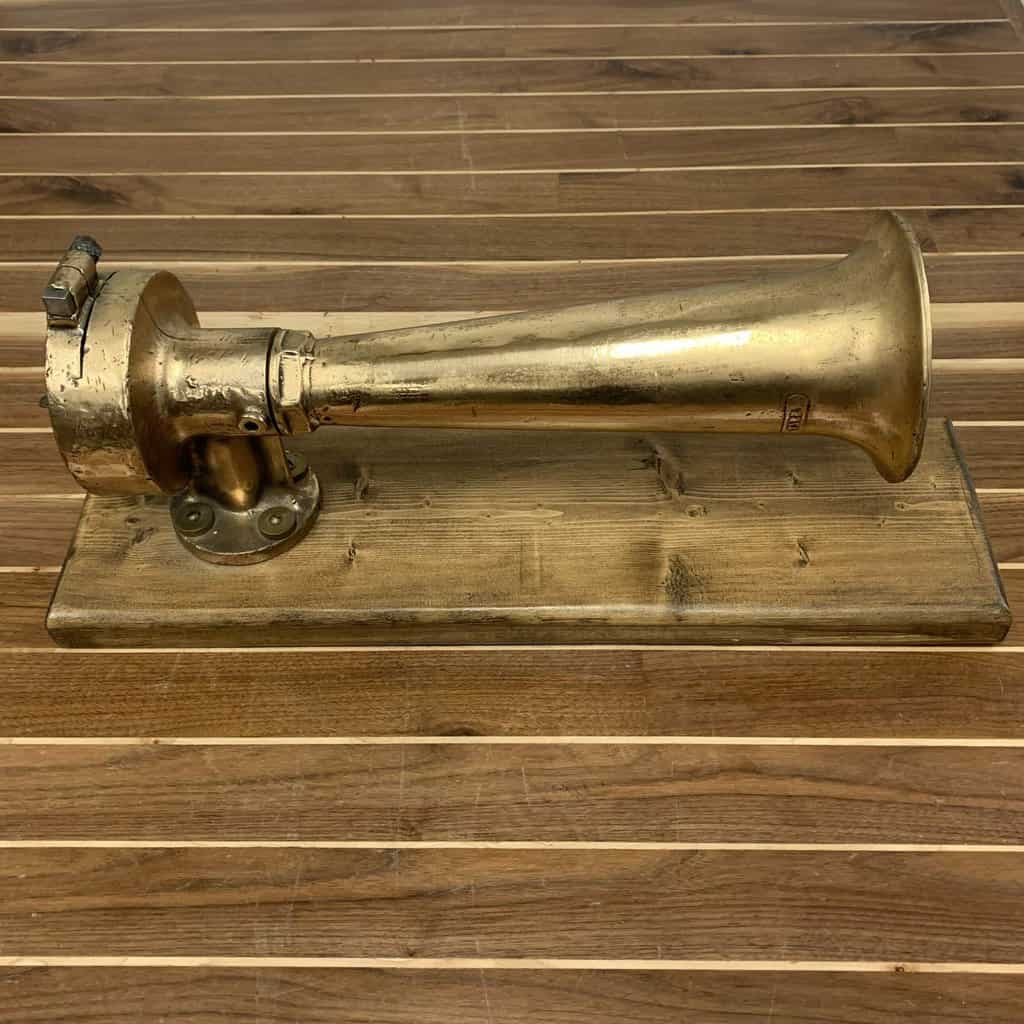 Vintage Brass Leslie Tyfon 125 Horn - Nautical Items And More
