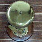Vintage Brass Henschel Corporation Ship Bell