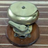 Vintage Brass Henschel Corporation Bell No. 20-162 Type 8 02