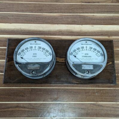 Westinghouse Port and Starboard Tachometer Set 01