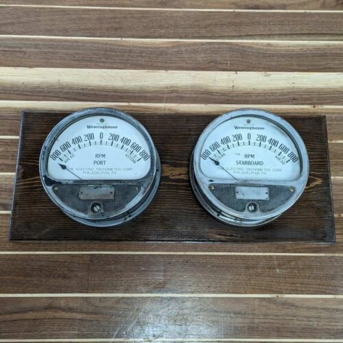 Westinghouse Port and Starboard Tachometer Set 01