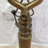 20th Century Brass and Copper Deluge Gun on Wooden Stand 04