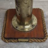 Brass Henschel Corporation Sound-Powered Telephone with Splash-Proof Pedestal 11