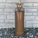 Vintage Copper And Brass Buffalo Fire Extinguisher