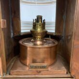 Vintage AHELMANN & Schlatter Copper Oil Lanterns-Set-inside view