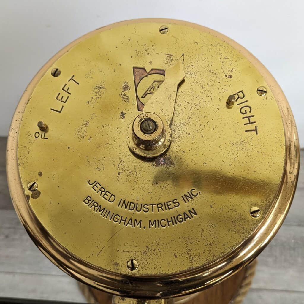U.S. Navy Brass Steering Station – Jered Industries Inc. Top Plate