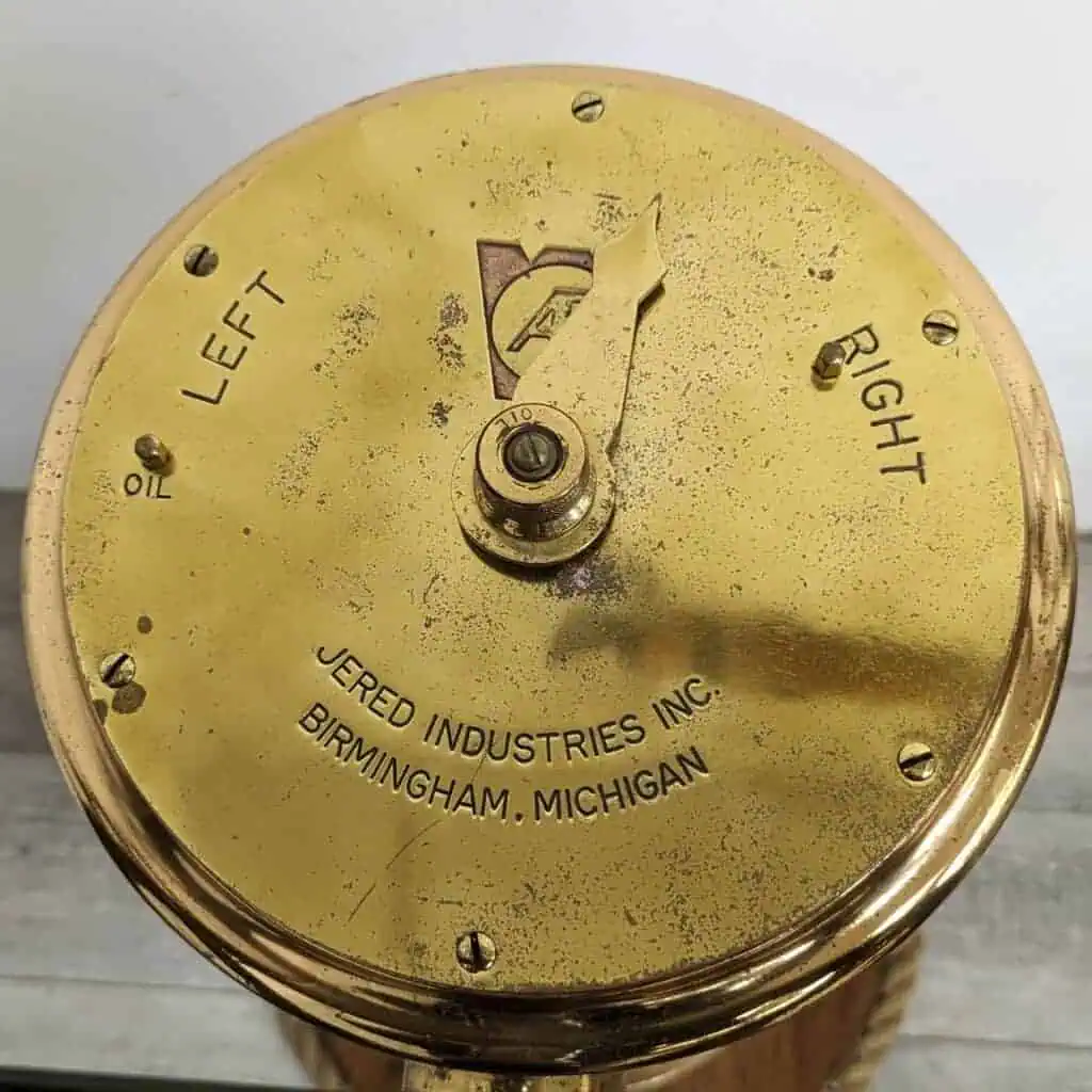 U.S. Navy Brass Steering Station – Jered Industries Inc. Top Plate