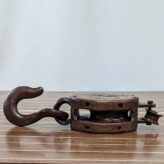 Vintage Block and Pulley - 19inch Total, 8inch Block 02