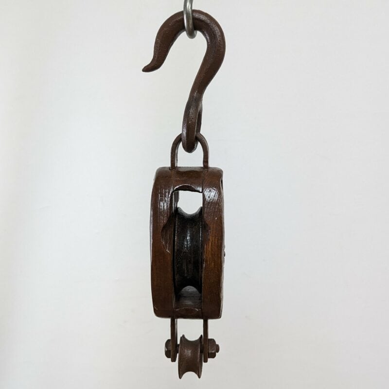 hanging from hook