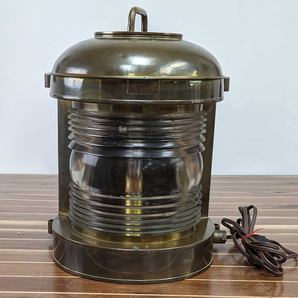 Vintage Brass Ankerlicht Lantern
