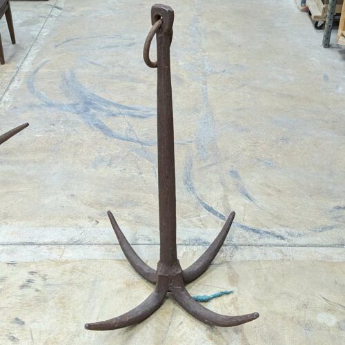 Vintage Grapnel Anchor, 4 Feet Tall 01