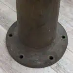 base of brass steering station
