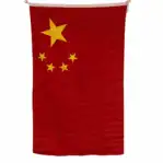 Red maritime flag with yellow stars